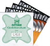 【ポジティブおすすめ!】バイオリン弦 セット(ゴールドブラカット+ドミナント)